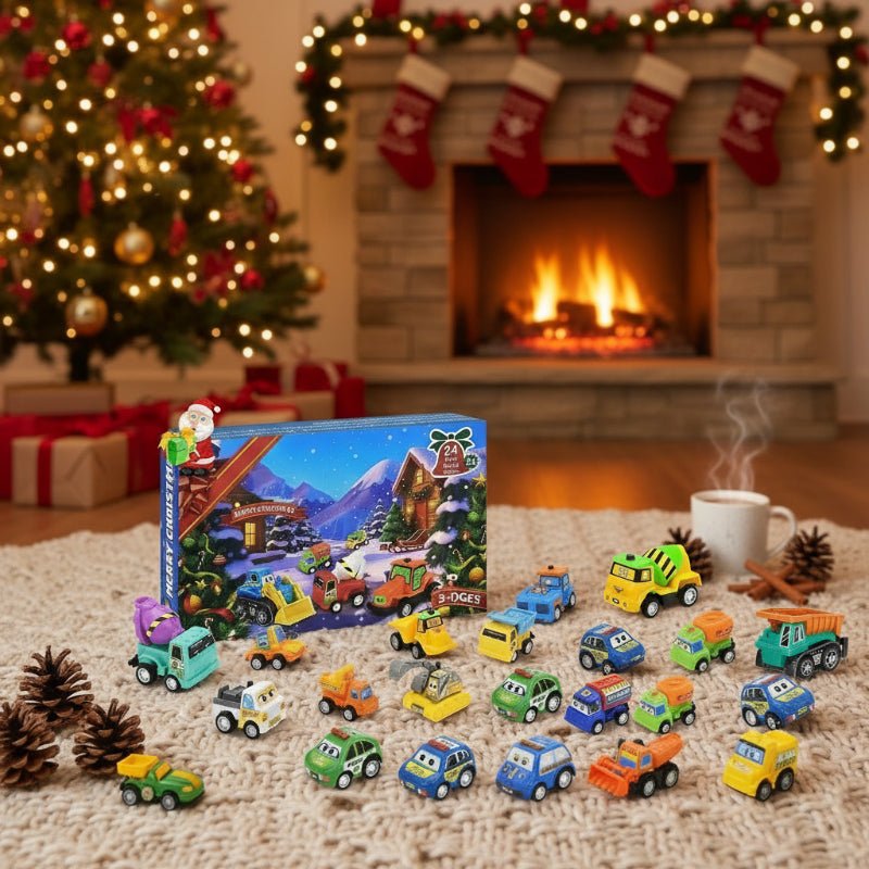 Speedjoy | Calendario dell’Avvento con auto per bambini, con 24 auto in miniatura di metallo