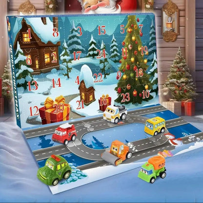 Speedjoy | Calendario dell’Avvento con auto per bambini, con 24 auto in miniatura di metallo