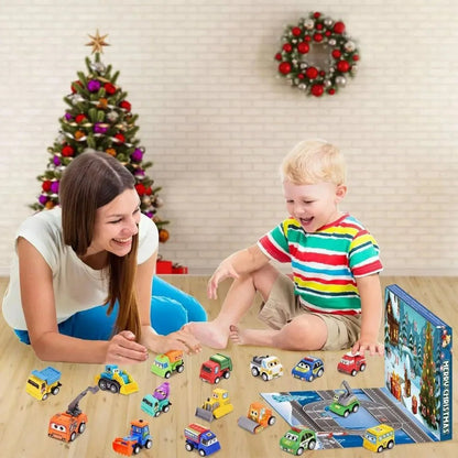 Speedjoy | Calendario dell’Avvento con auto per bambini, con 24 auto in miniatura di metallo