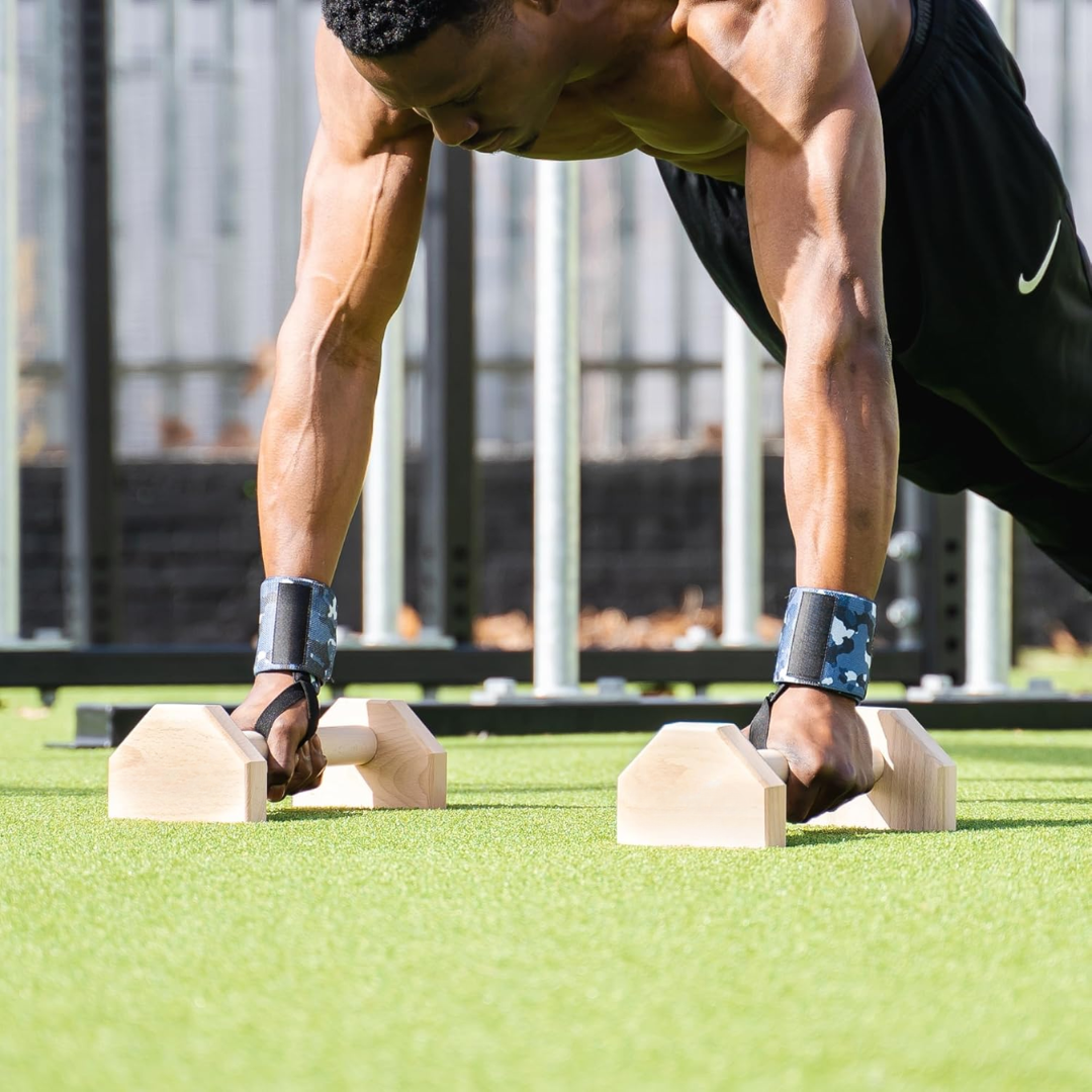 Calisthenics PowerBars | Robuste Holz-Liegestützstützen für sicheres Training 4