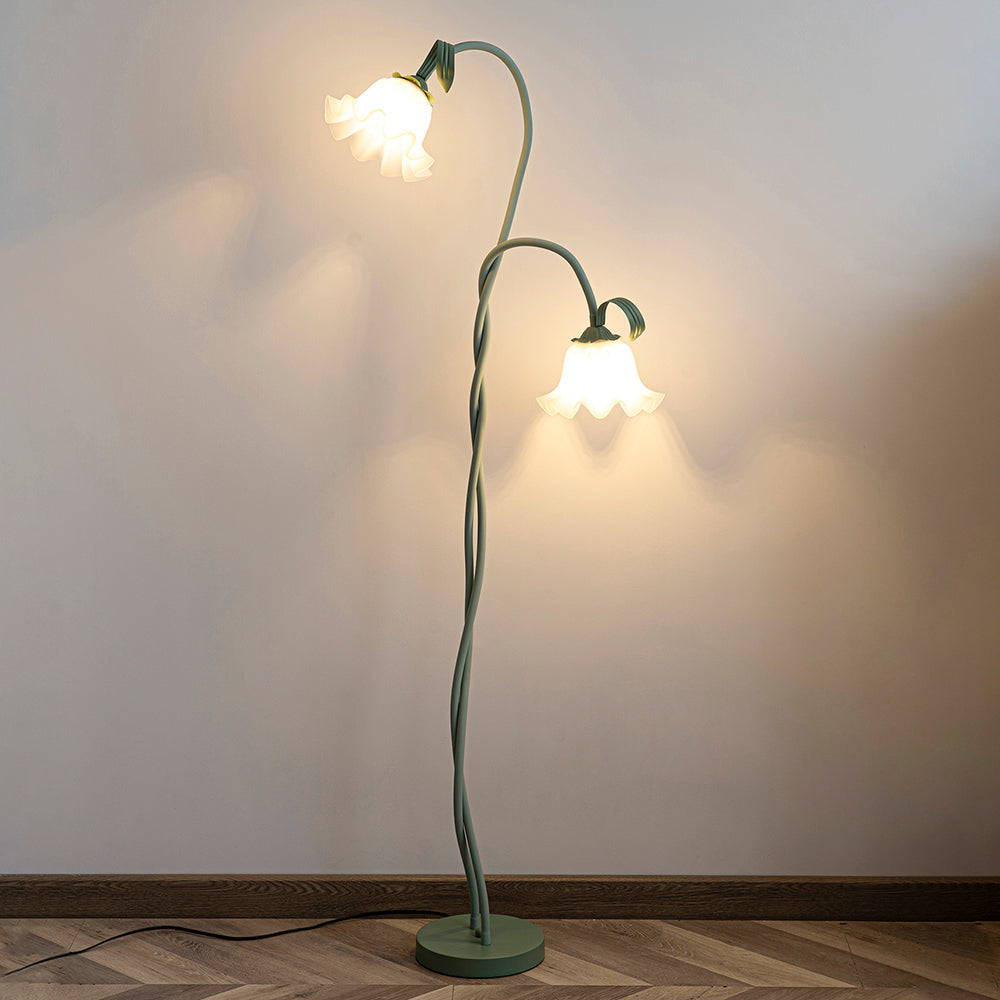 Calla Lampada da terra | Lampada da terra LED a forma di fiore con design decorativo