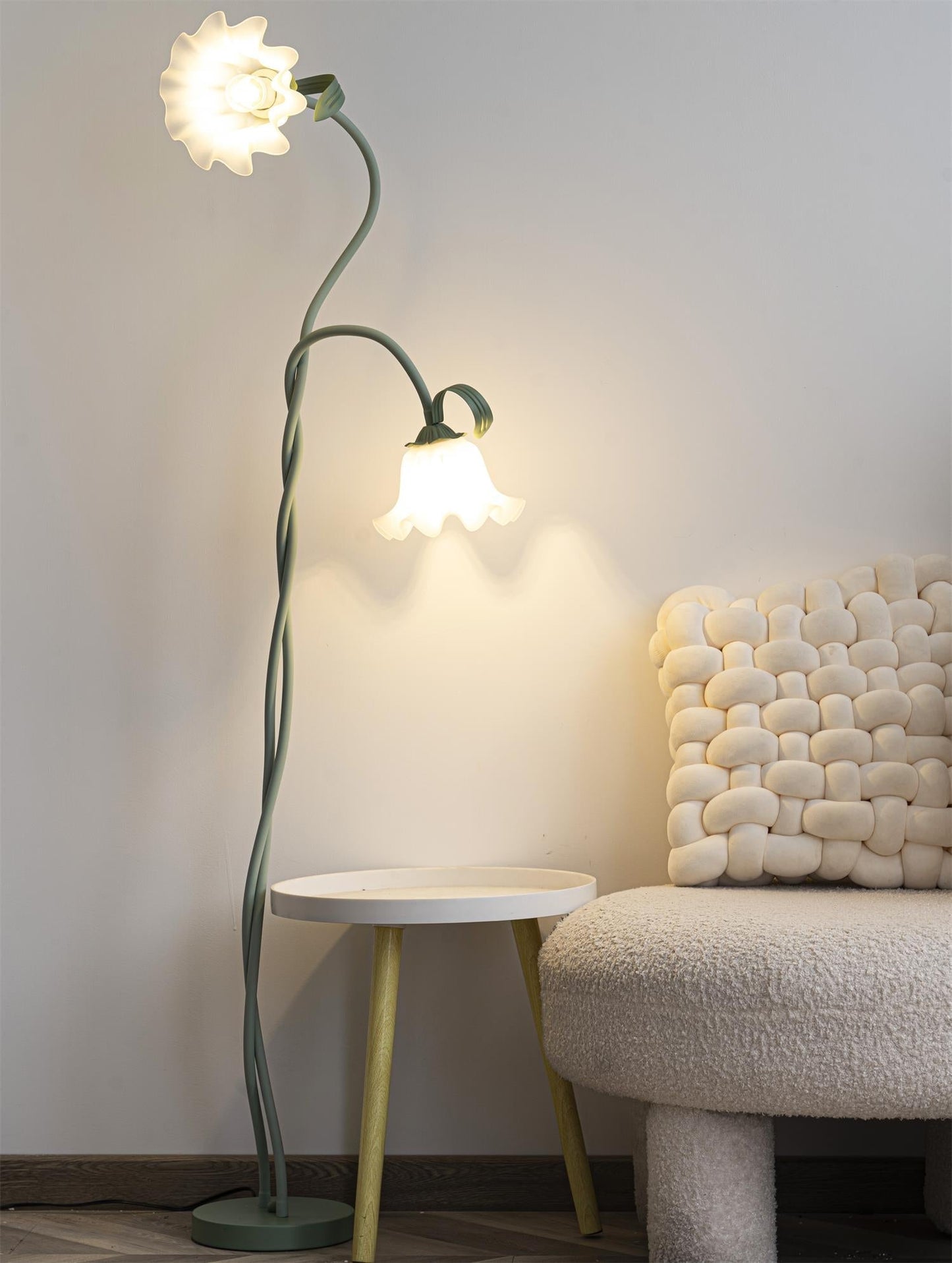 Calla Lampada da terra | Lampada da terra LED a forma di fiore con design decorativo