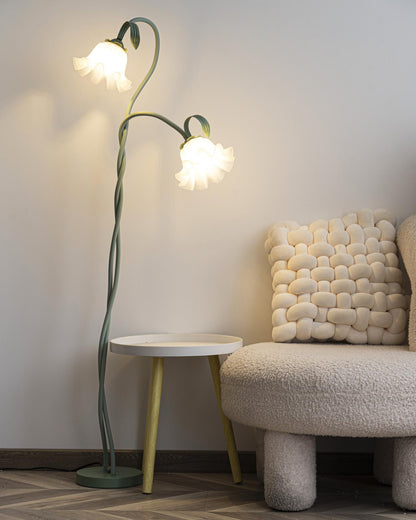 Calla Lampada da terra | Lampada da terra LED a forma di fiore con design decorativo