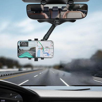 Mirrova | 360° drehbare Handyhalterung für den Rückspiegel, bis 6,5 Zoll