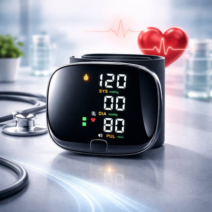 Cendura | Digitales Blutdruckmessgerät für Handgelenk mit Sprachfunktion 1