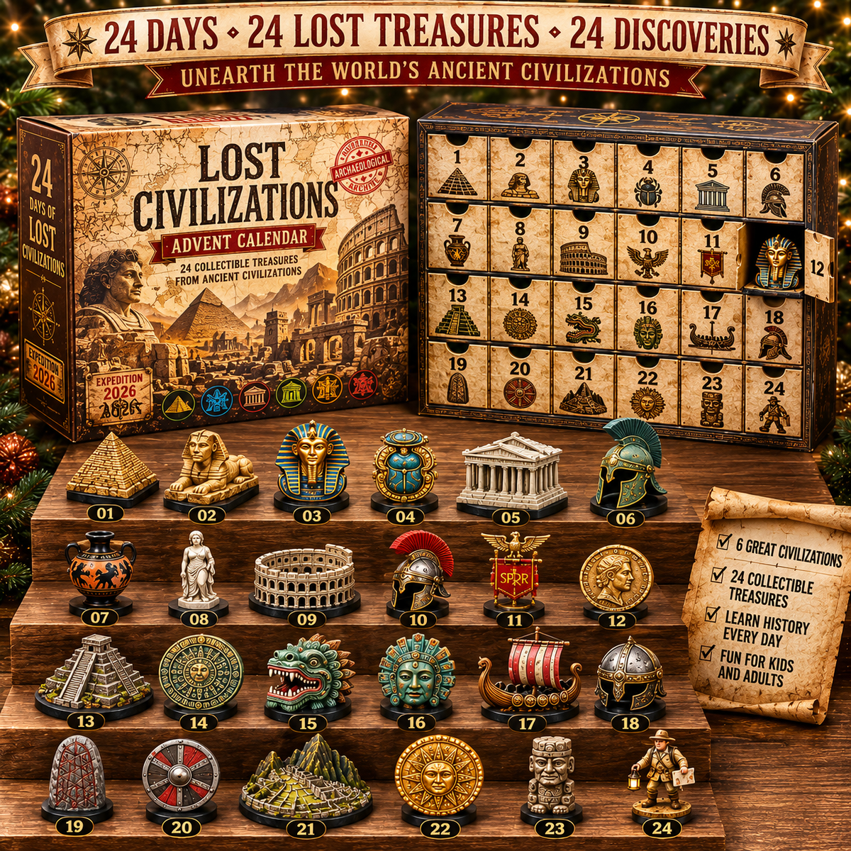 Archäologie Adventskalender Antike Kulturen 2026