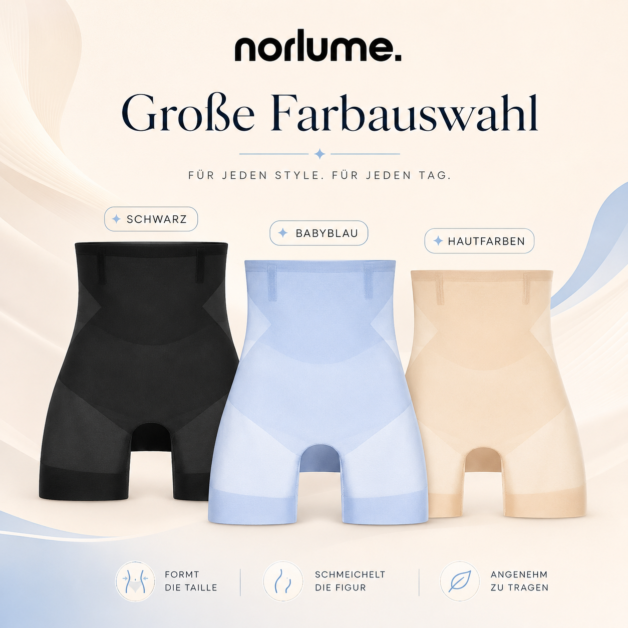 Hochtaillierte Miederunterwäsche Damen – Ice-Silk Shaping Höschen