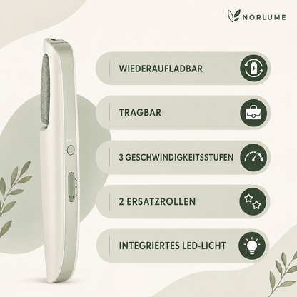 Elektrischer Hornhautentferner mit LED - Kabellos für Fußpflege