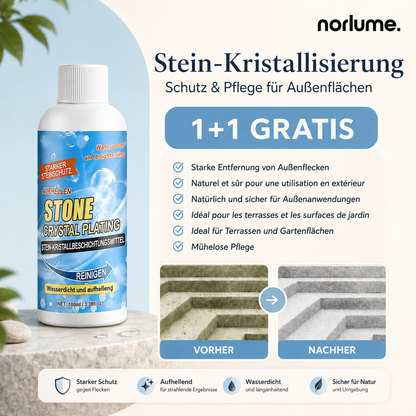Steinreiniger Fleckenentferner für Naturstein Marmor Granit