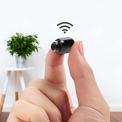 Wachira | Mini telecamera di sorveglianza Wi-Fi con visione notturna, app in diretta e avviso di movimento