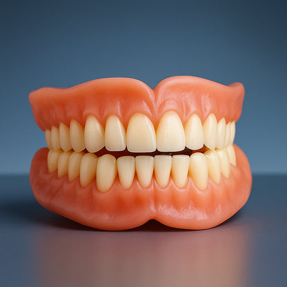Kosmetische Zahnprothese herausnehmbar für perfektes Lächeln