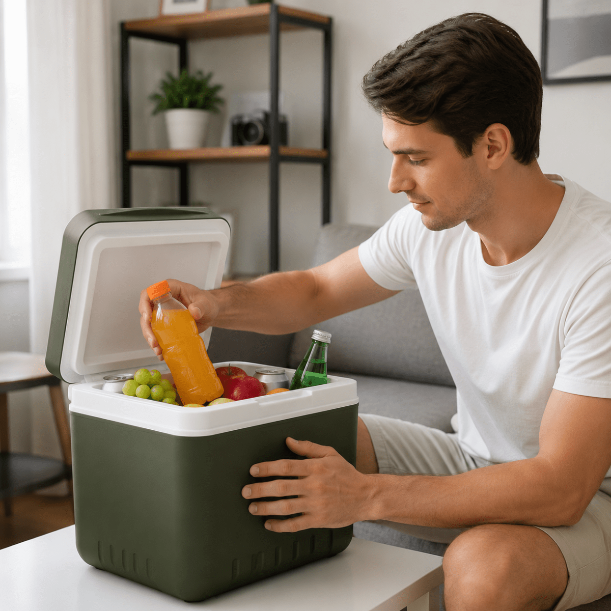 Thermogo | Tragbare Kühlbox mit Warmhaltefunktion, 6 L oder 15 L, für Auto & Camping
