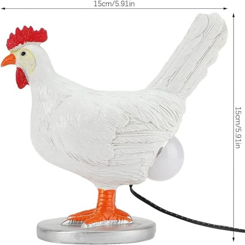 Clukka Light | Lampada da tavolo giocosa dal design scultoreo a forma di gallina