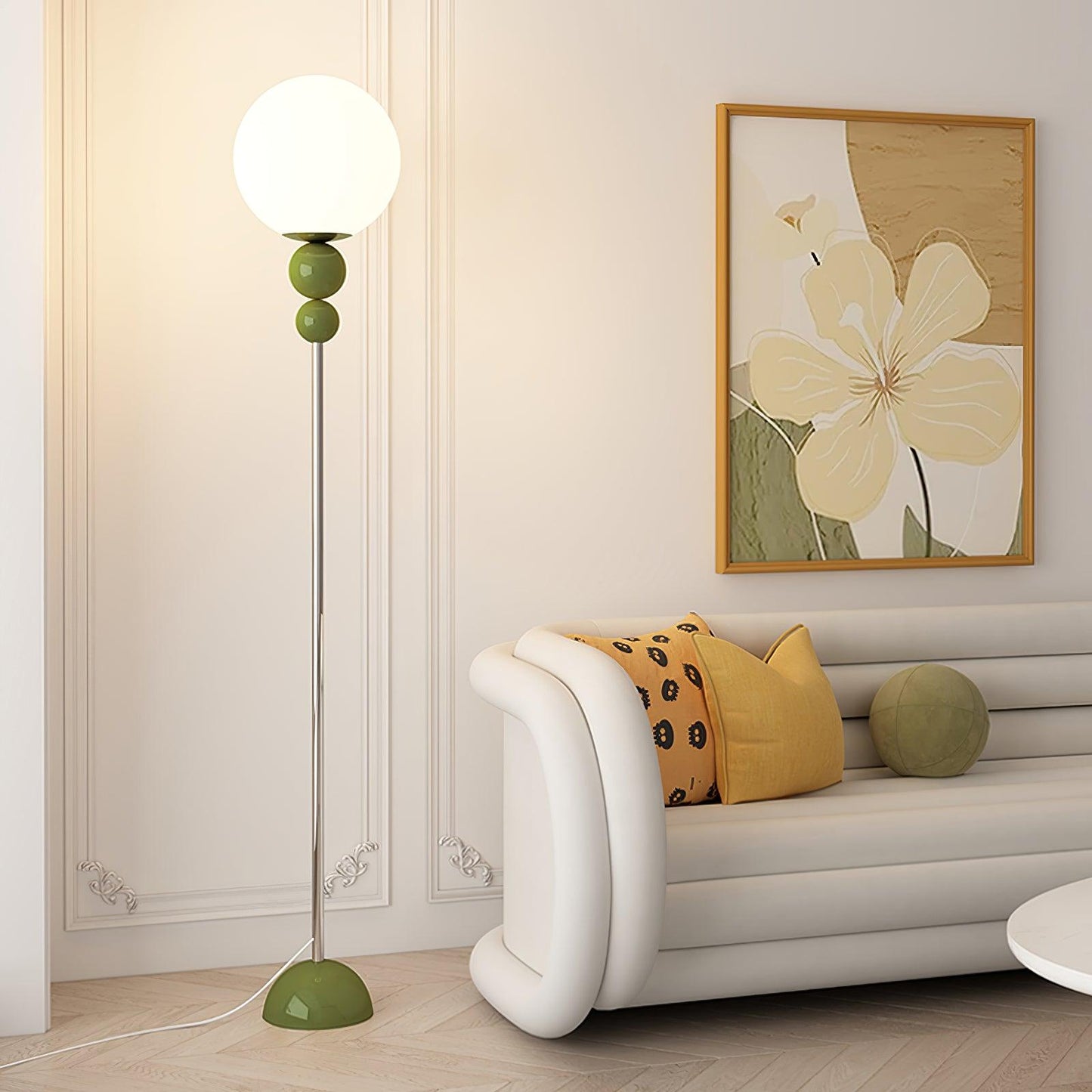 Clavora Linea | Lampada da terra LED con silhouette snella in stile nordico