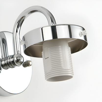Lunaris – Lampada da parete contemporanea a forma di sfera in vetro con design a strisce e tecnologia LED