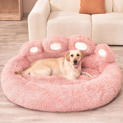 Lit orthopédique Fluffy PawDream™ pour chien | Peluche extra douce | Protection des articulations | Antidérapant | 4 tailles