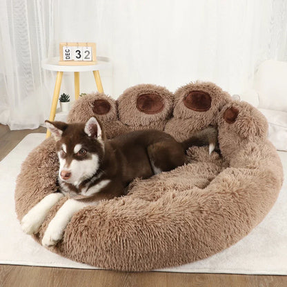 Lit orthopédique Fluffy PawDream™ pour chien | Peluche extra douce | Protection des articulations | Antidérapant | 4 tailles