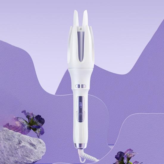 Curlena | Arricciacapelli automatico con camera riscaldante in ceramica, timer e batteria