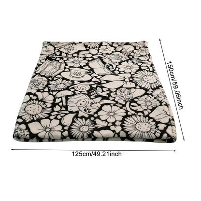 Doodlia | Coperta da colorare con 24 matite colorate, 150 × 125 cm, lavabile