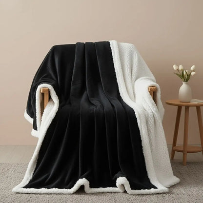 Nubelia | Double-Layer Throw Blanket with Velvety Surface and Plush Lining