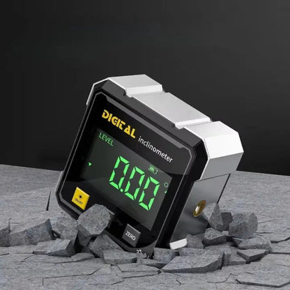 Neigora | Digitaler Neigungsmesser mit Laserlinie, Magnetfuß und USB-Akku