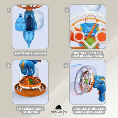 DinoBubbles | Blasengenerator für Kreatives Spielvergnügen 2