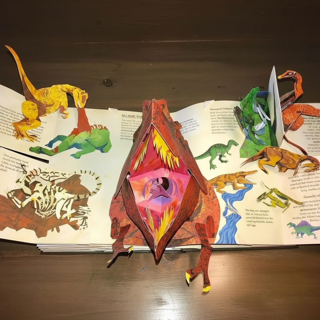 DinoPop | 3D-Popup-Buch über Dinosaurier 1
