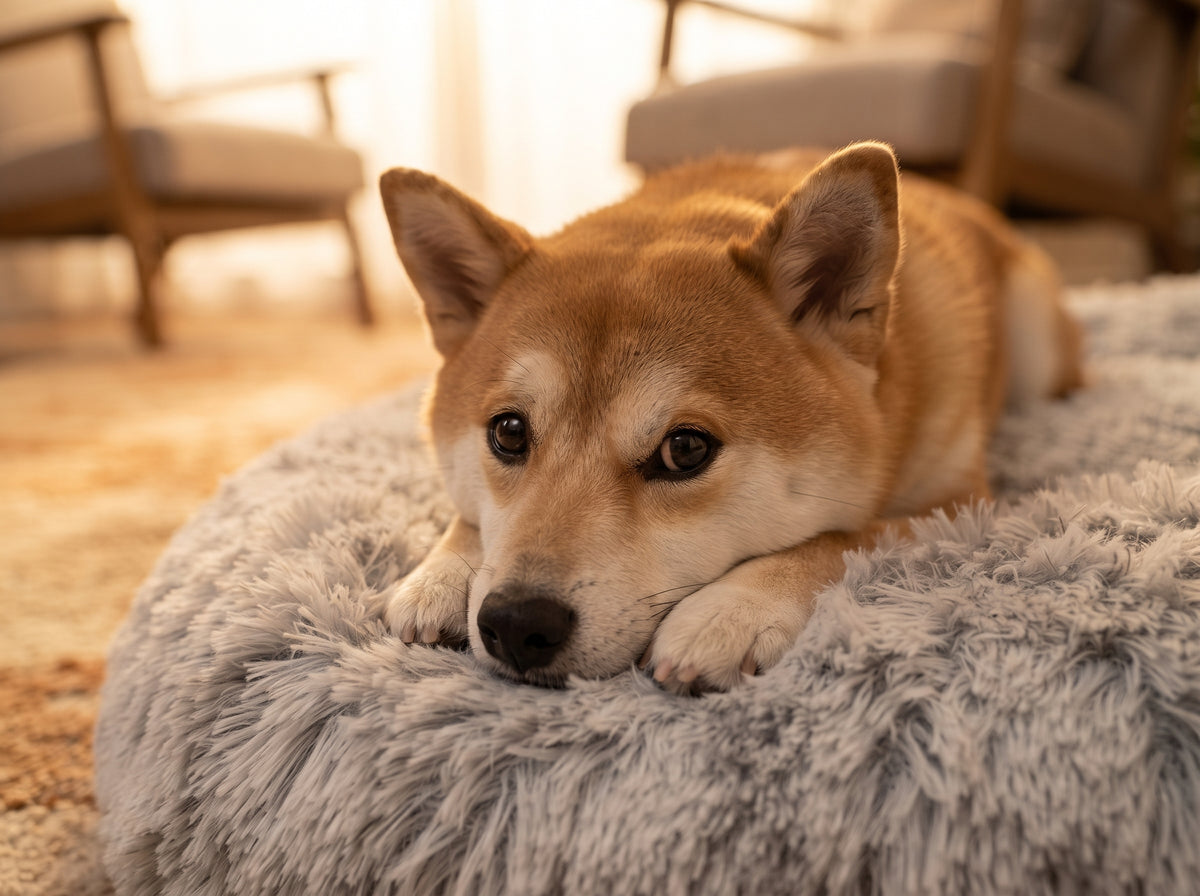 Hundebett Corduroy | Beidseitig nutzbar | Waschbarer Bezug | Weich & Komfortabel | 3 Größen