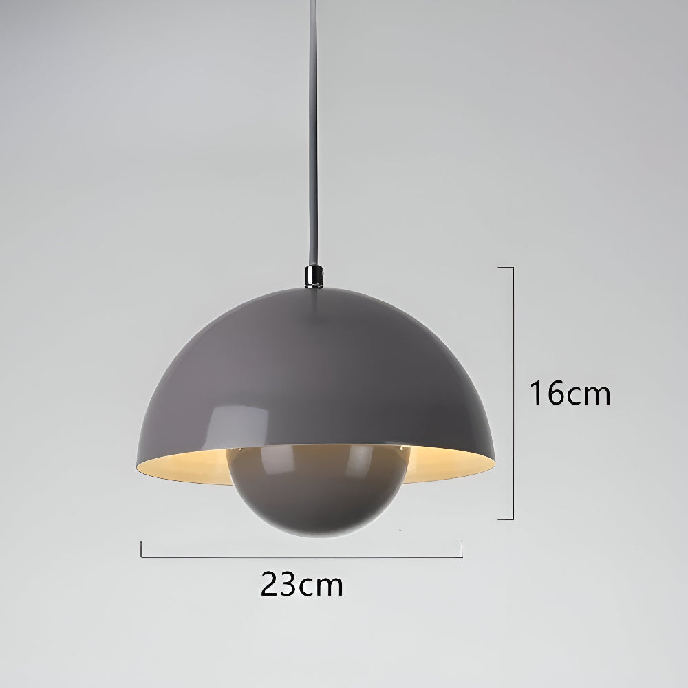 DomeBud Lamp | Decorative pendant light in flowerpot look for modern living