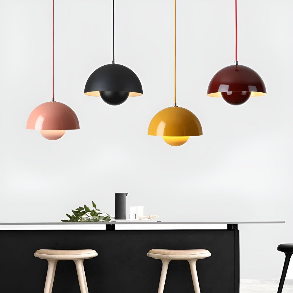 DomeBud Lamp | Decorative pendant light in flowerpot look for modern living