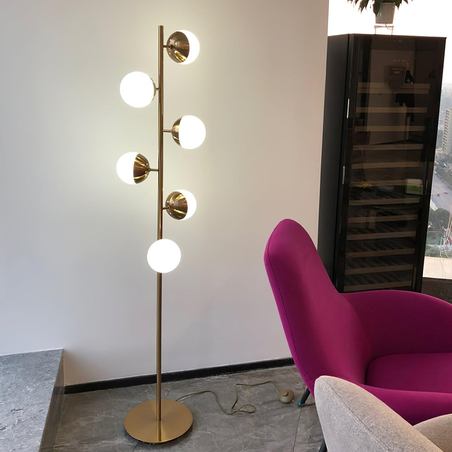 Sylvara Tree | Lampada da terra LED scultorea dal design moderno