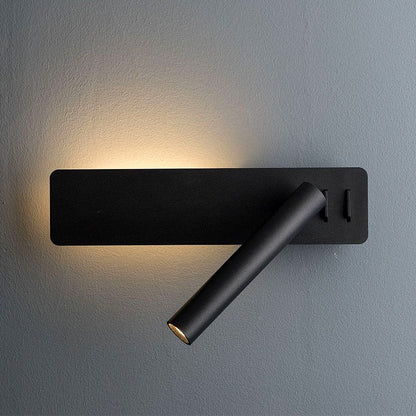 Lesoria | LED Wandleuchte innen mit schwenkbarem Lesespot und 2 Schaltern