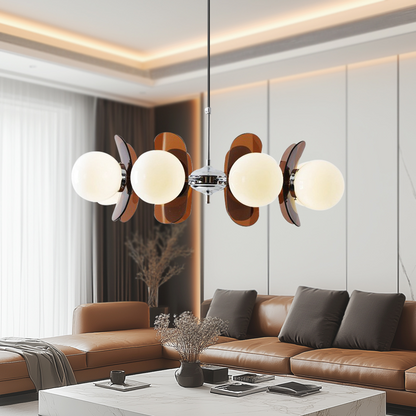 Ardane | Lampadario retrò Bauhaus in metallo