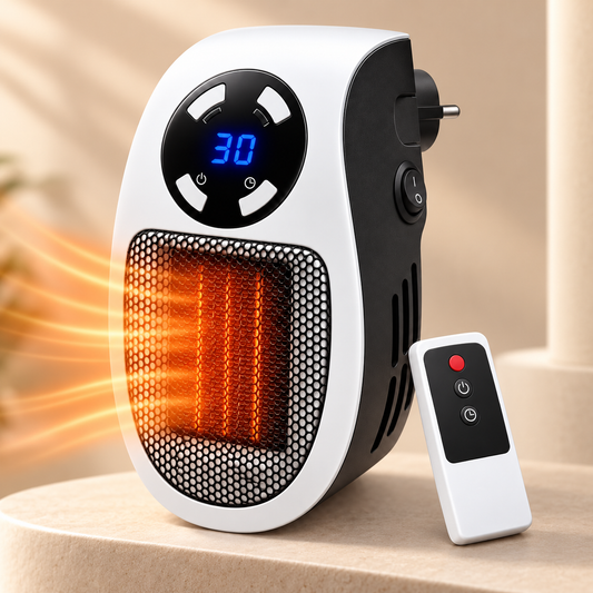 Remotra | Kompakte Elektroheizung ohne Öl mit Fernbedienung, bis 32 m²