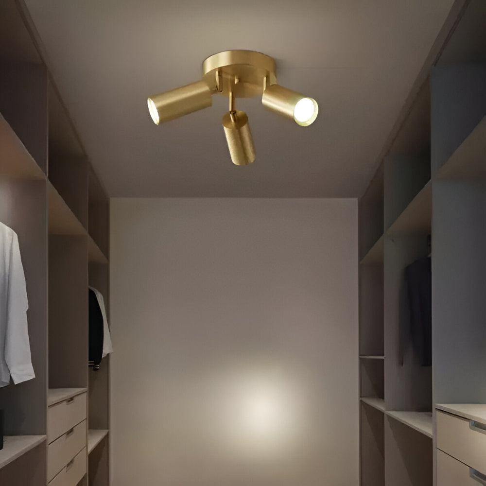 Brassora Zen | Lampada da soffitto LED in ottone spazzolato
