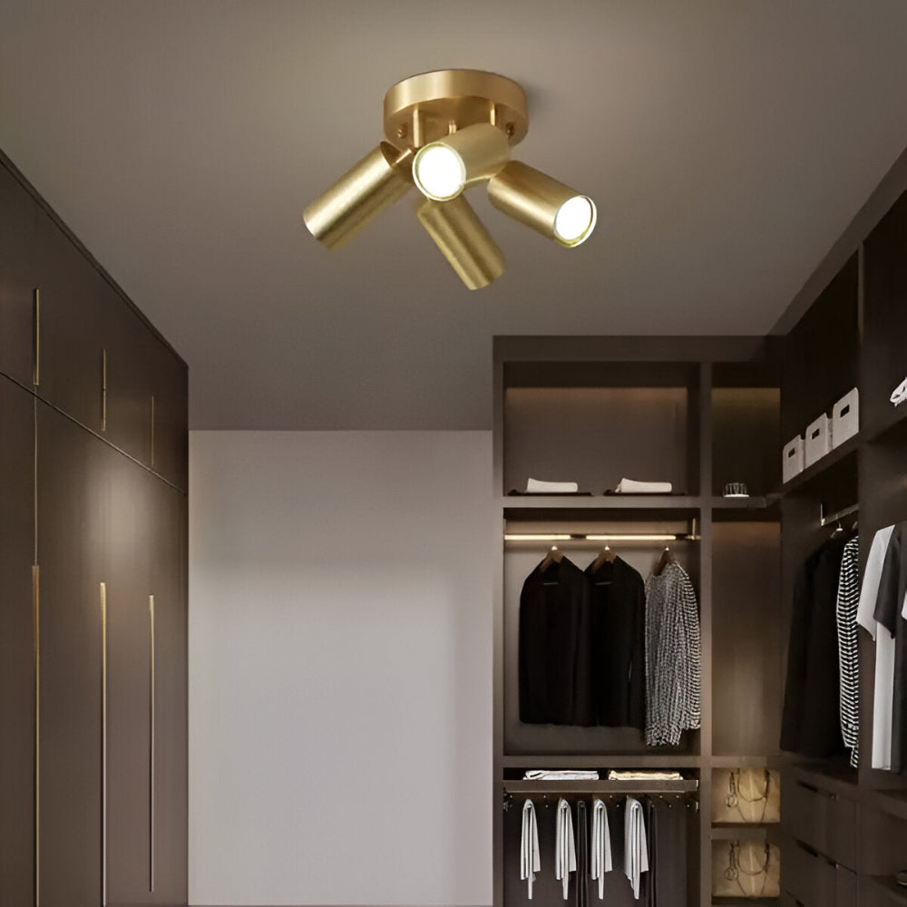 Brassora Zen | Lampada da soffitto LED in ottone spazzolato