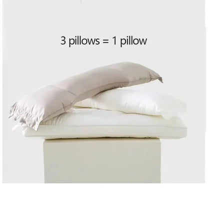 Nuvelda | Ergonomic Pillow with Removable Double Layer, Adjustable Height