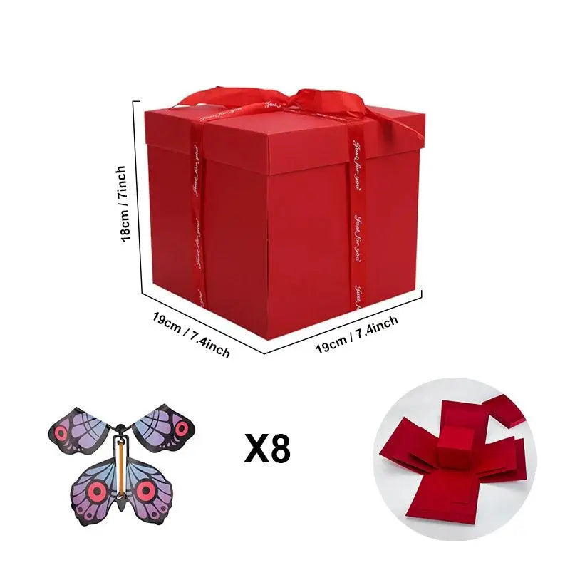 Surpria | Caja explosiva personalizable con compartimento secreto