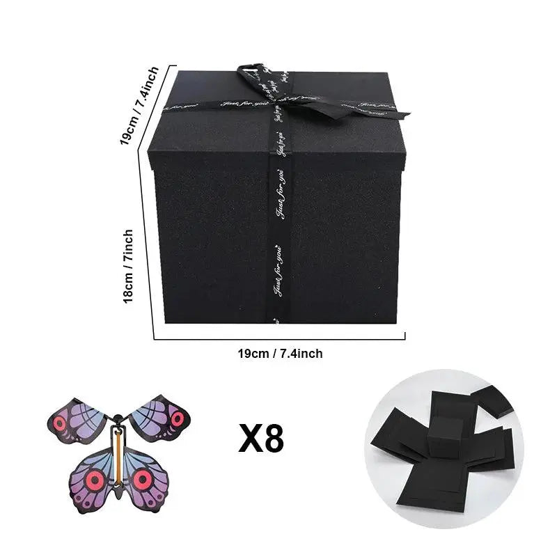 Surpria | Caja explosiva personalizable con compartimento secreto