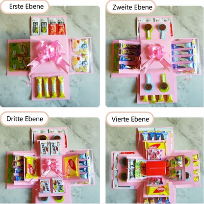 Surpria | Caja explosiva personalizable con compartimento secreto
