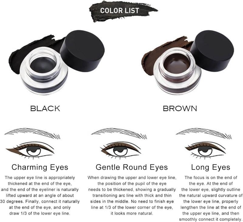 Linessa | Eyeliner Stift mit Präzisionsspitze, wischfest und wasserfest