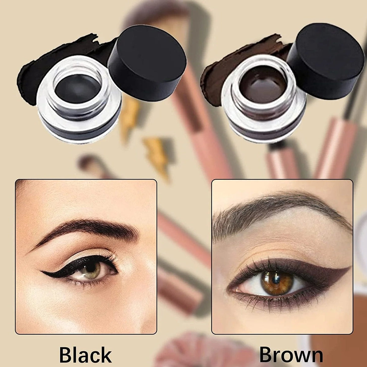 Linessa | Eyeliner Stift mit Präzisionsspitze, wischfest und wasserfest