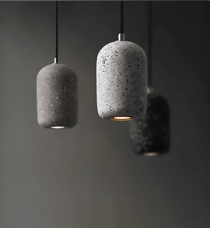 Kiva Cast | lampada a sospensione in cemento dal design industriale con tecnologia LED