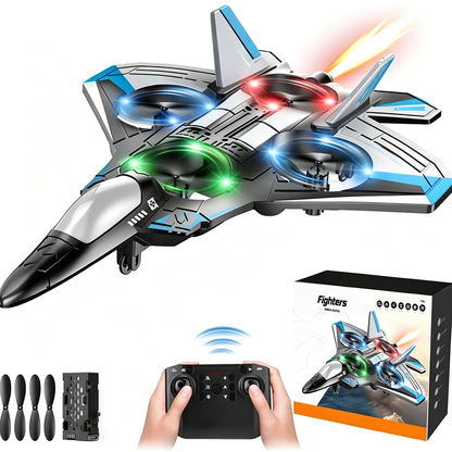 Loopiro | Jet telecomandato con acrobazie a 360°, luce LED e ricarica USB