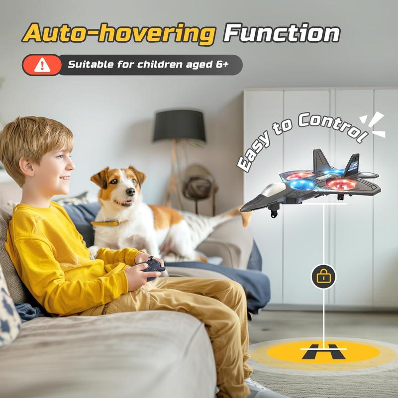 Loopiro | Jet telecomandato con acrobazie a 360°, luce LED e ricarica USB