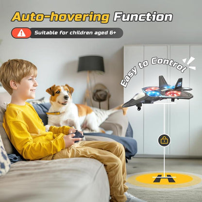 Loopiro | Jet telecomandato con acrobazie a 360°, luce LED e ricarica USB