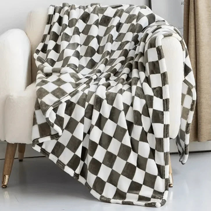 Fleeciva | Flanell-Fleece Kuscheldecke 70 × 100 cm, atmungsaktiv mit Anti-Pilling