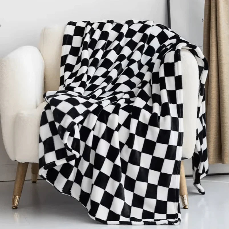 Fleeciva | Flanell-Fleece Kuscheldecke 70 × 100 cm, atmungsaktiv mit Anti-Pilling