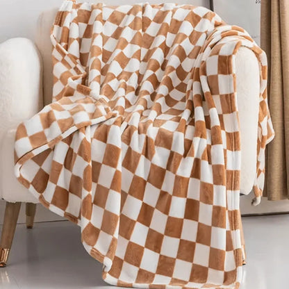 Fleeciva | Flanell-Fleece Kuscheldecke 70 × 100 cm, atmungsaktiv mit Anti-Pilling