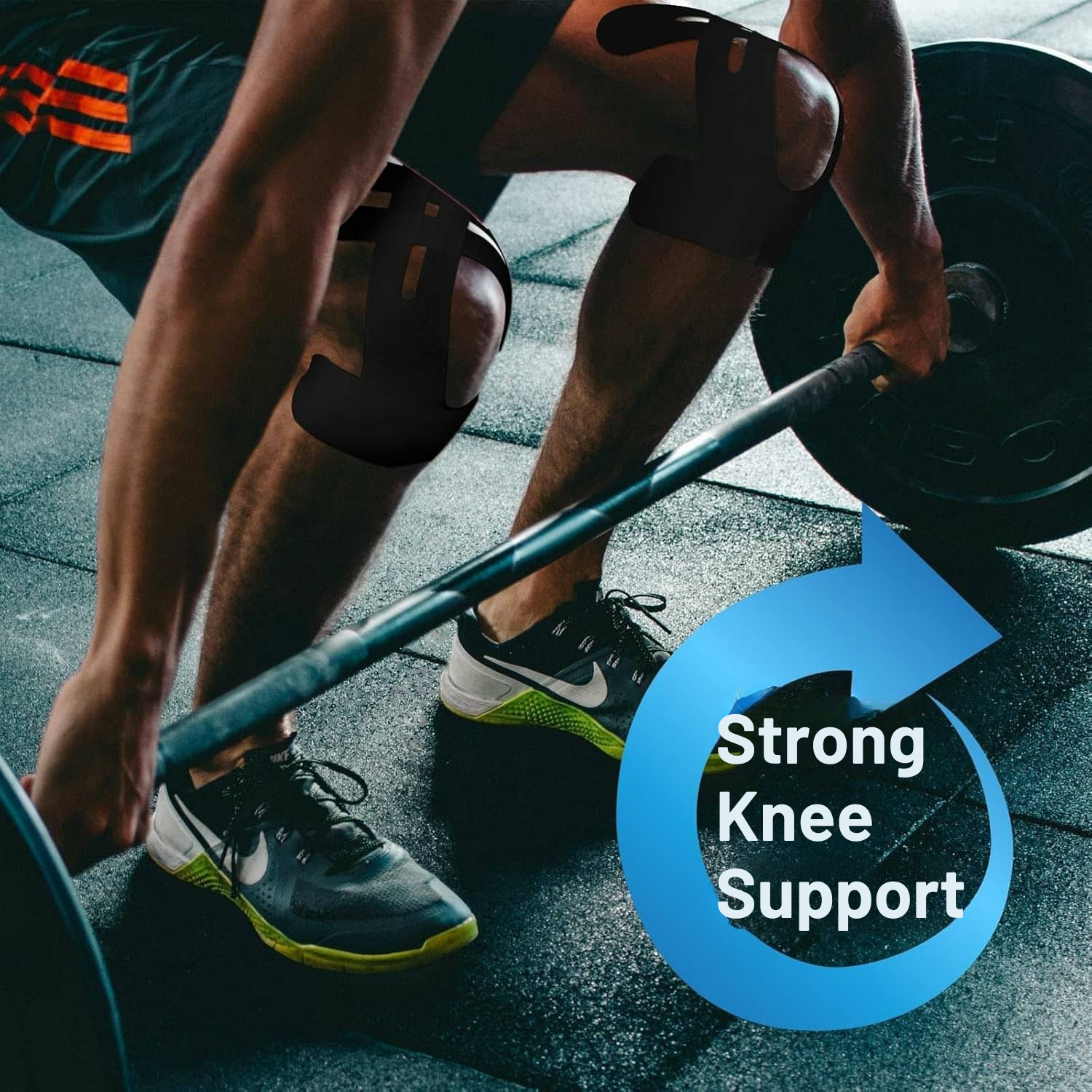 Flexify | Vorgeschnittenes Kinesio Tape für Knieunterstützung 2